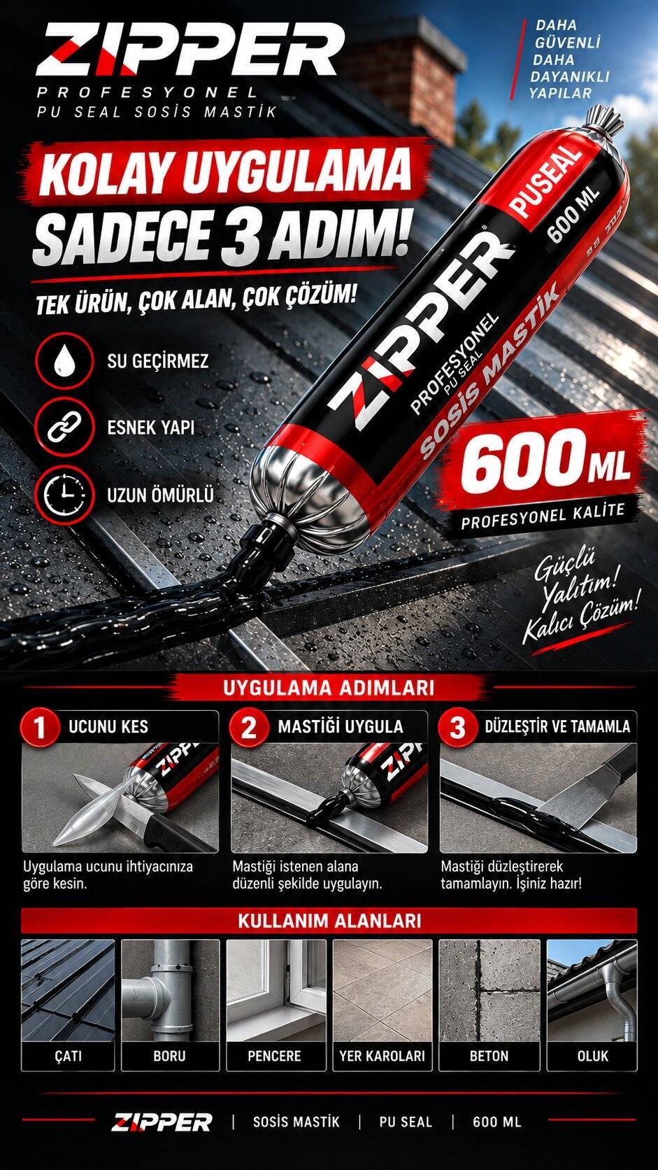 GÜÇLÜ TAMİR YAPIŞTIRICI