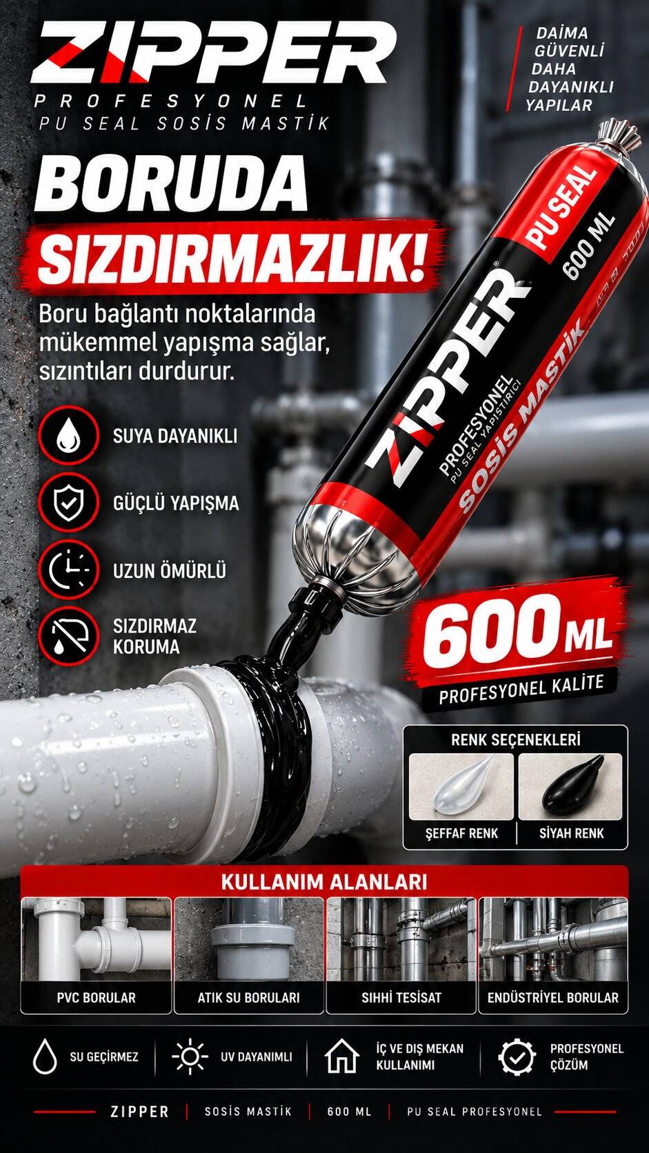 Boruda sızdırmazlık